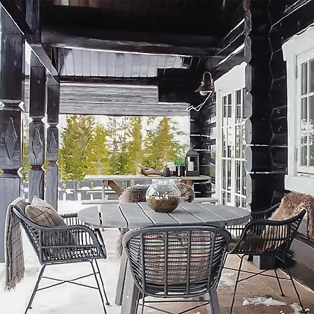 Beautiful Home In Sjusjoen With Sauna * Sjusjoen